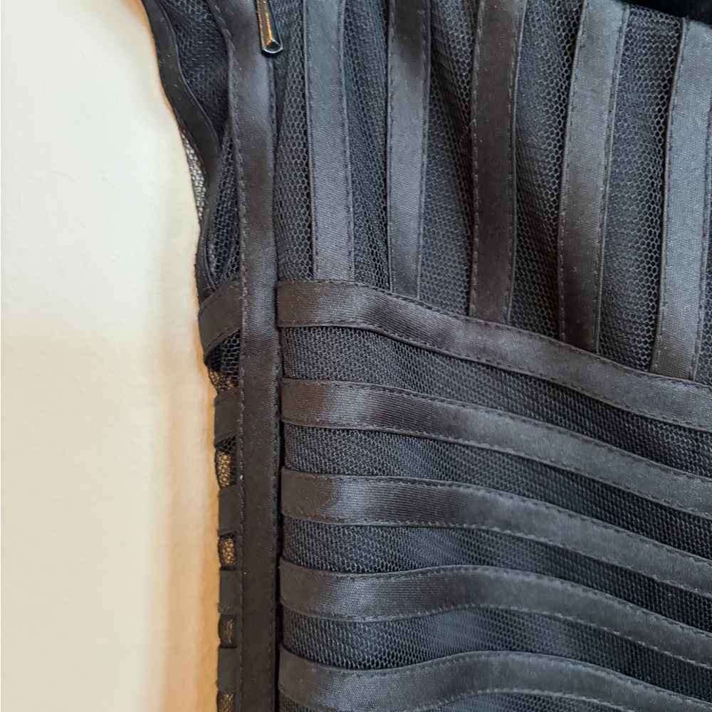 White‎ House Black Market Strapless Black Dress - Picture 8 of 9